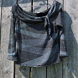 90’s Sparkle J.R Nites by Caliendo Club Top